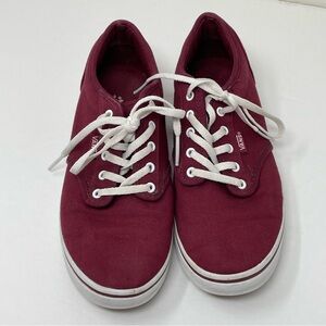 VANS Off the Wall Classic TB4R Canvas Skate Shoe Sneaker Maroon Women’s Size 7